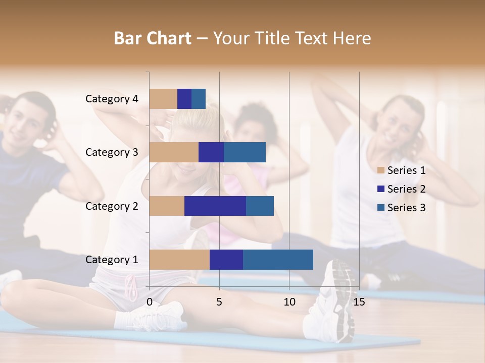 Women Effort Fitness PowerPoint Template