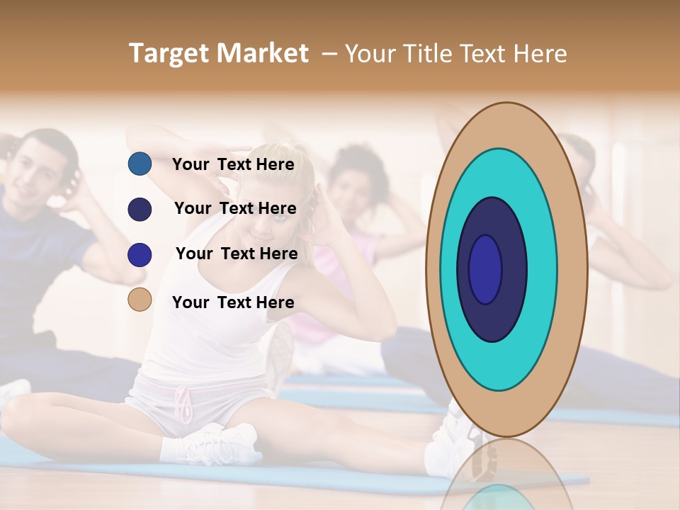 Women Effort Fitness PowerPoint Template