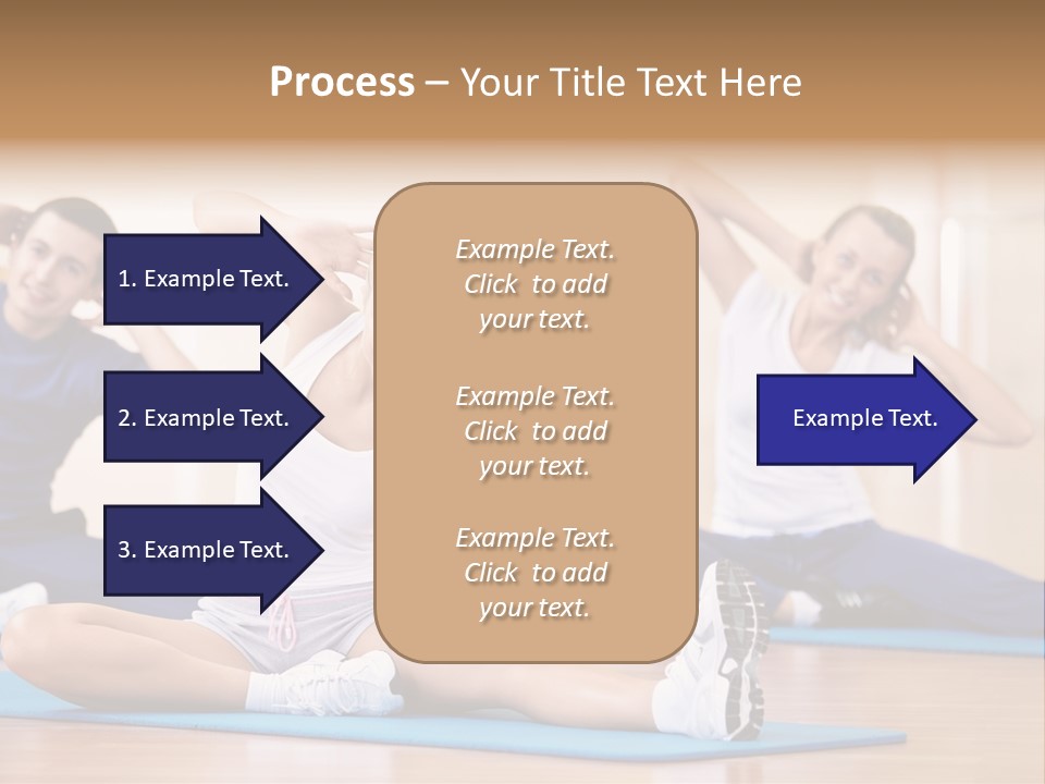 Women Effort Fitness PowerPoint Template