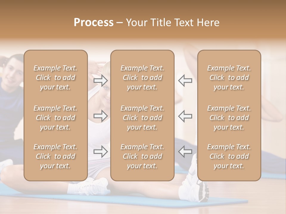 Women Effort Fitness PowerPoint Template