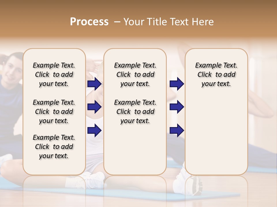 Women Effort Fitness PowerPoint Template