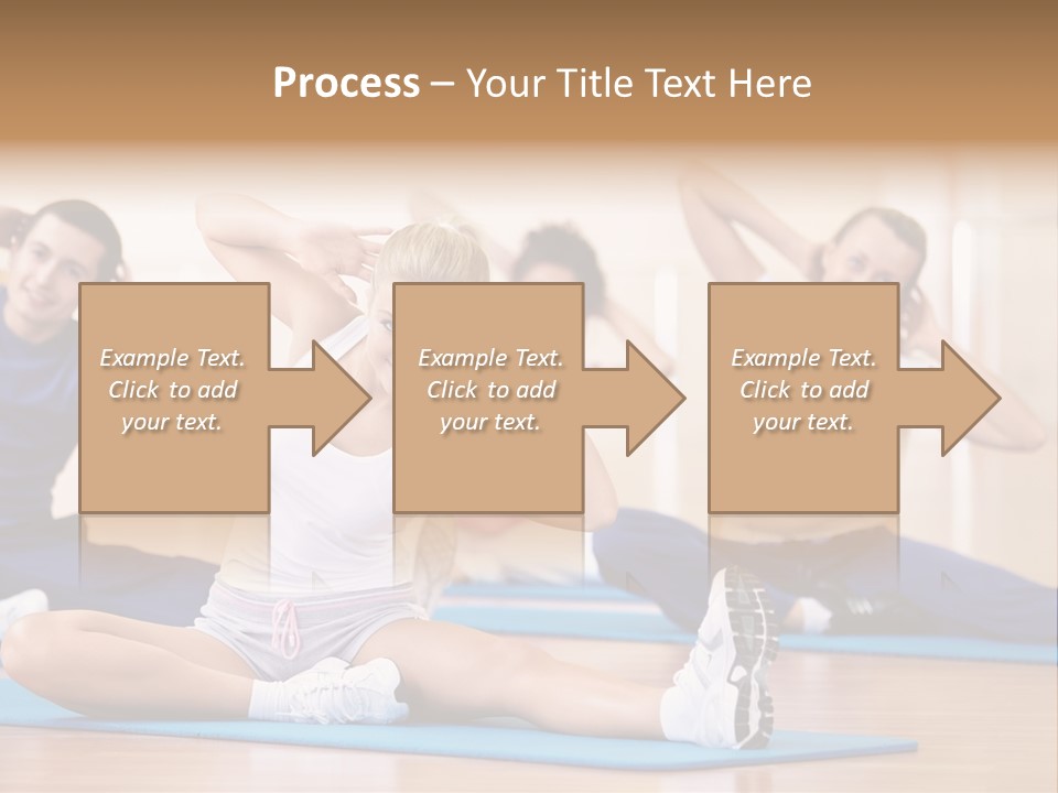 Women Effort Fitness PowerPoint Template