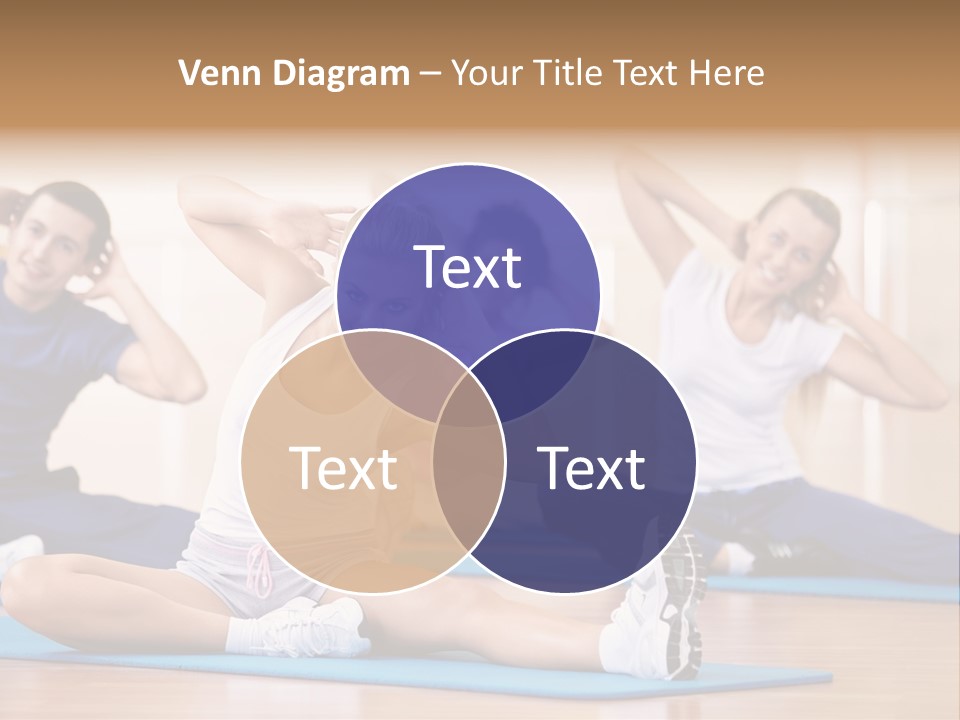 Women Effort Fitness PowerPoint Template