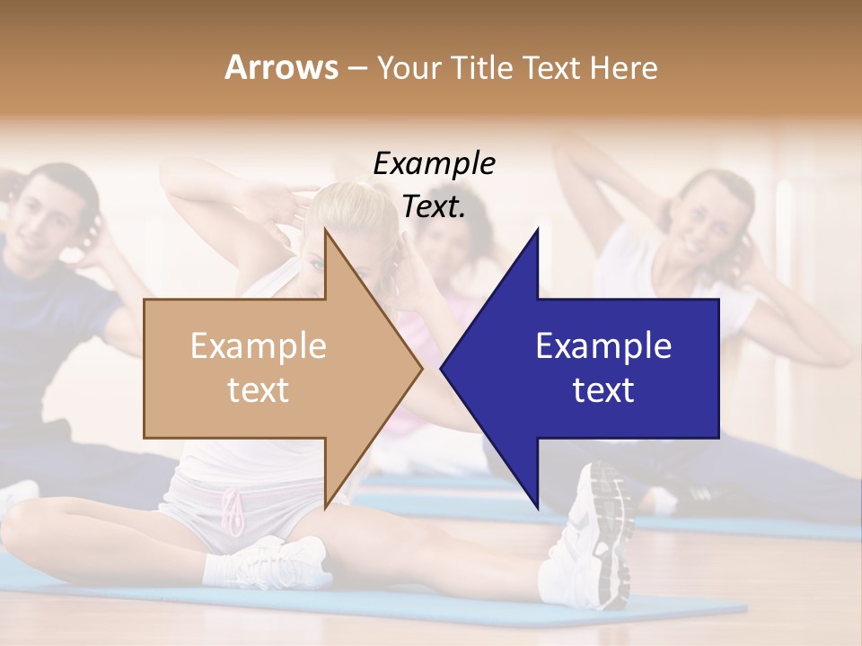 Women Effort Fitness PowerPoint Template