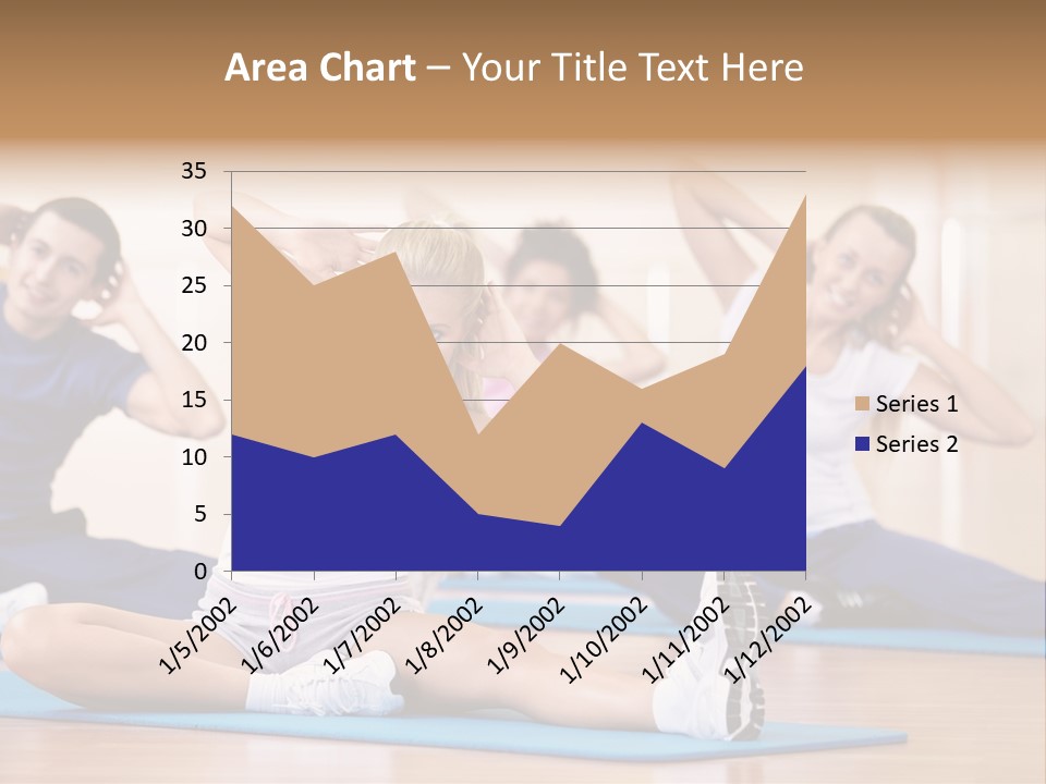 Women Effort Fitness PowerPoint Template