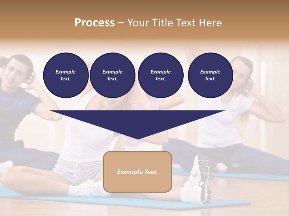 Women Effort Fitness PowerPoint Template