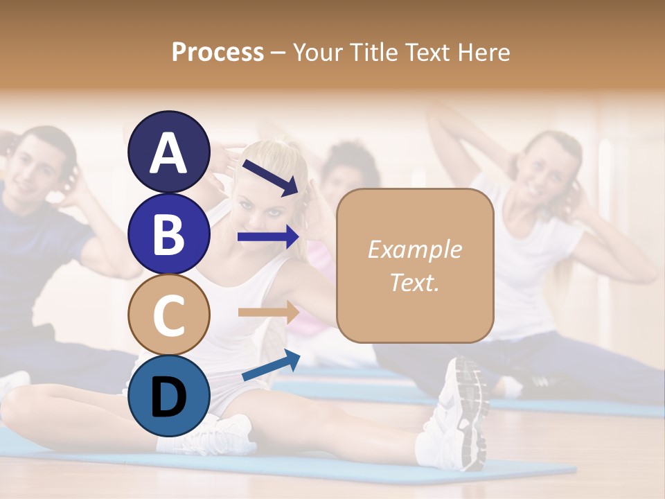 Women Effort Fitness PowerPoint Template