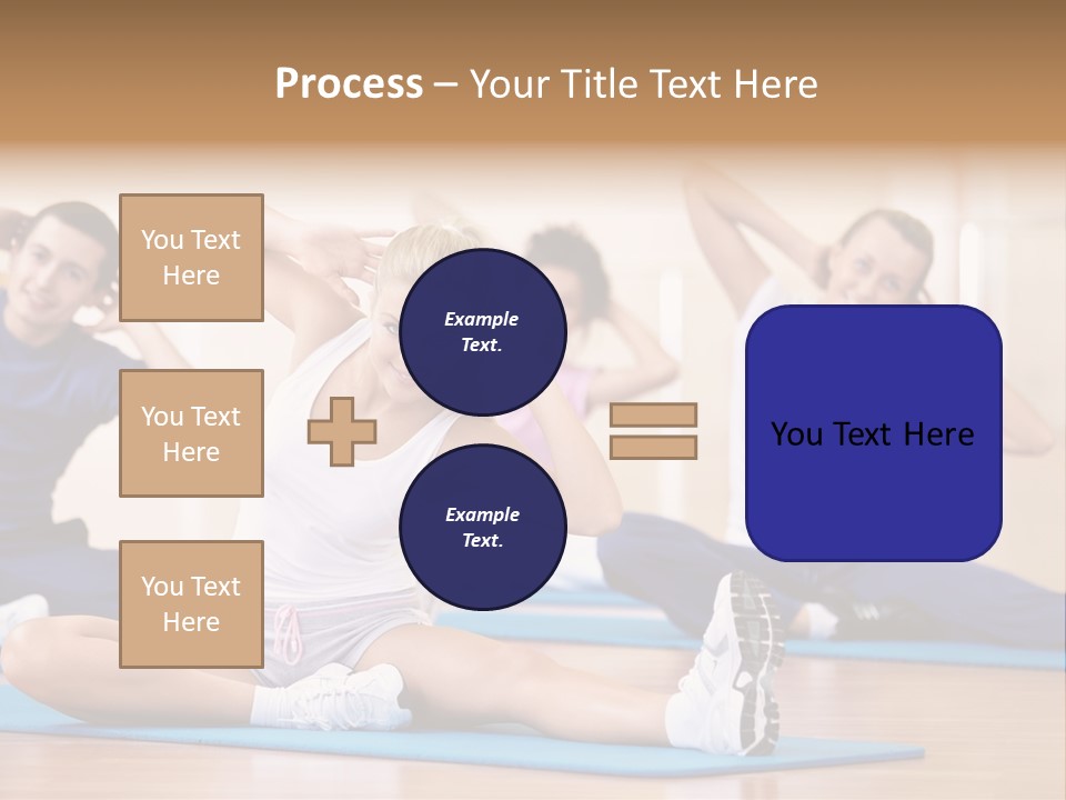 Women Effort Fitness PowerPoint Template