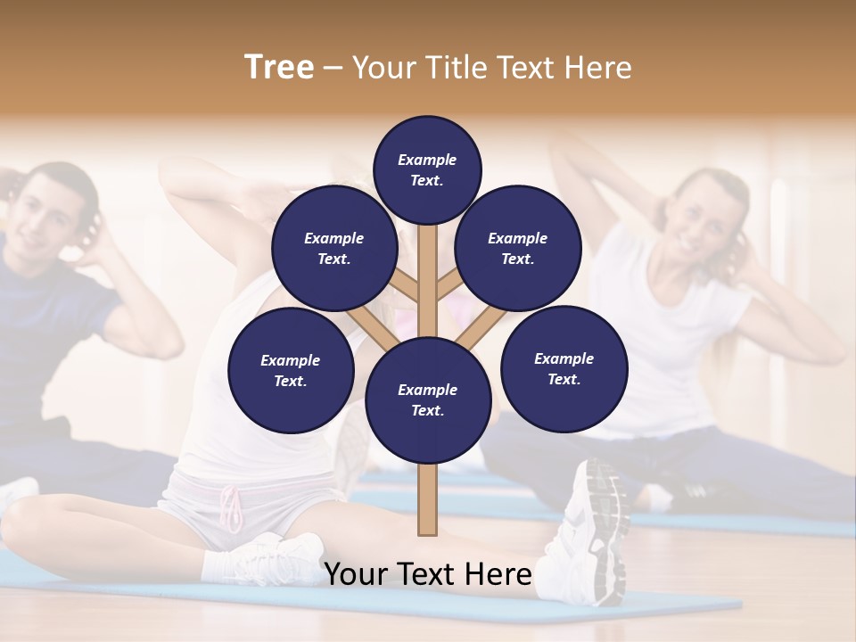 Women Effort Fitness PowerPoint Template