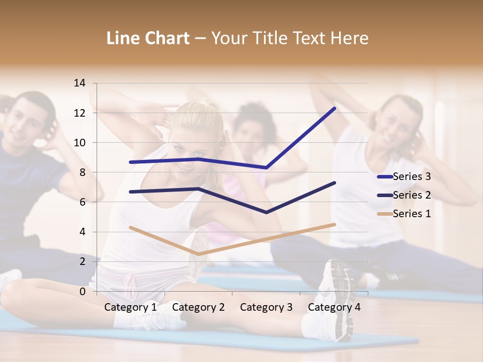 Women Effort Fitness PowerPoint Template