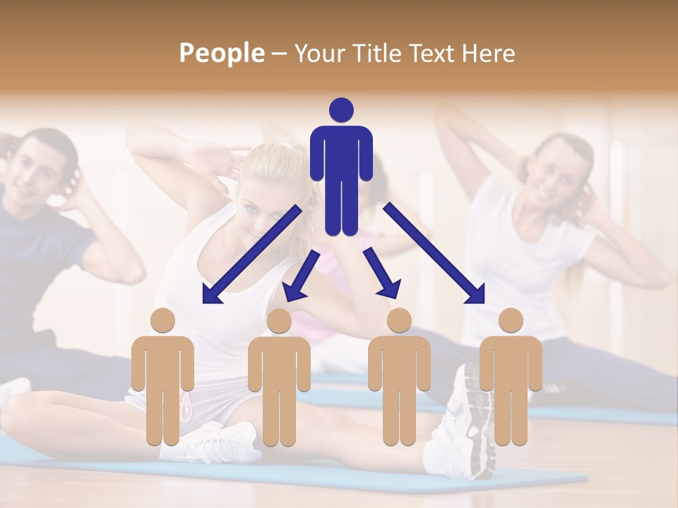 Women Effort Fitness PowerPoint Template