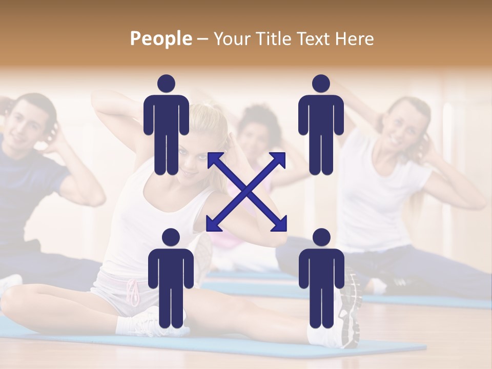 Women Effort Fitness PowerPoint Template