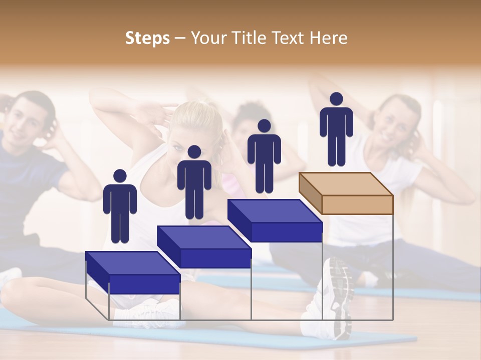 Women Effort Fitness PowerPoint Template