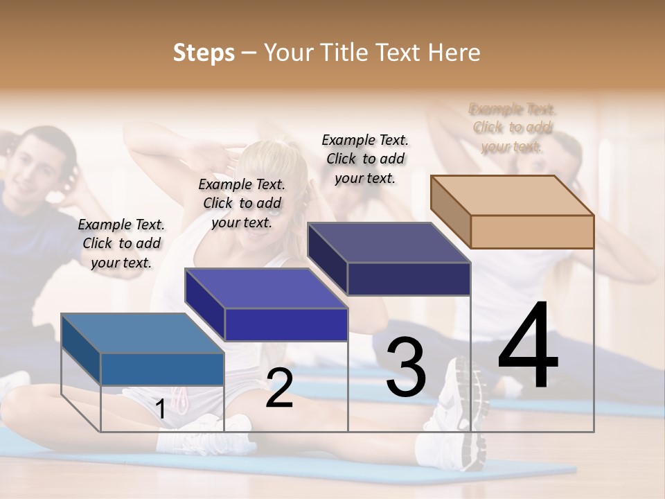 Women Effort Fitness PowerPoint Template