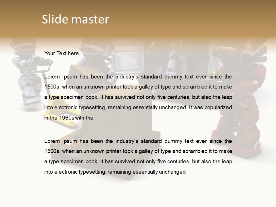 Logistics Technology Truck PowerPoint Template