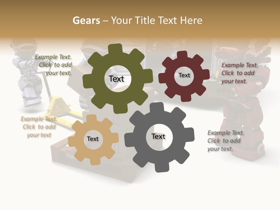 Logistics Technology Truck PowerPoint Template