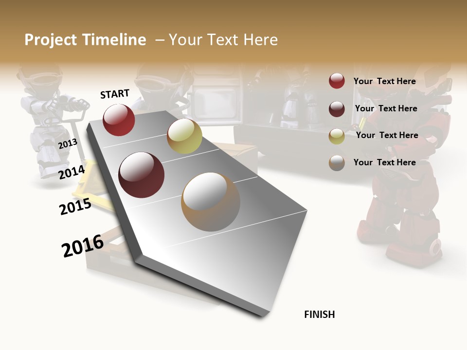 Logistics Technology Truck PowerPoint Template