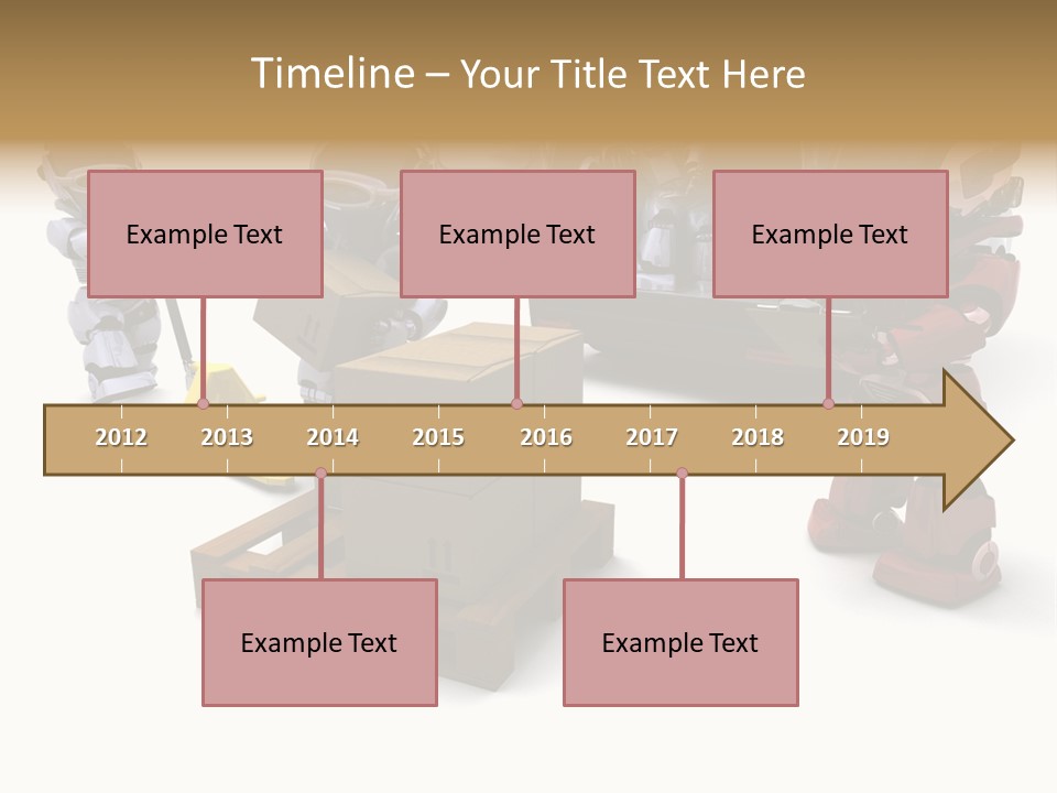 Logistics Technology Truck PowerPoint Template