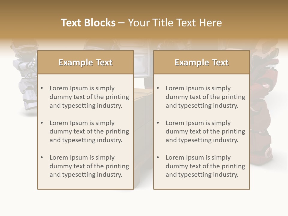 Logistics Technology Truck PowerPoint Template