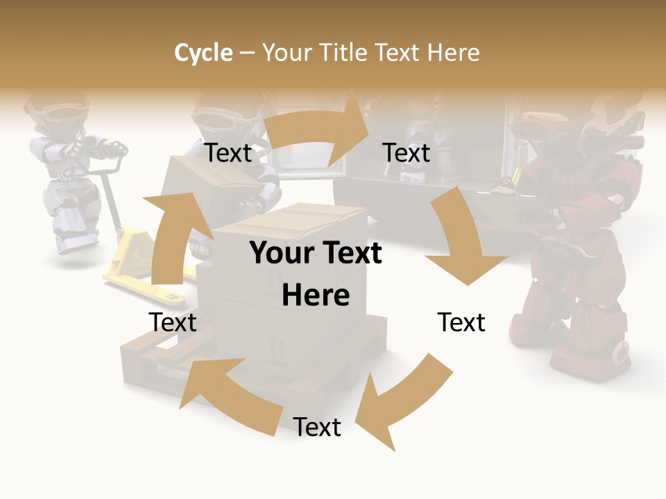 Logistics Technology Truck PowerPoint Template