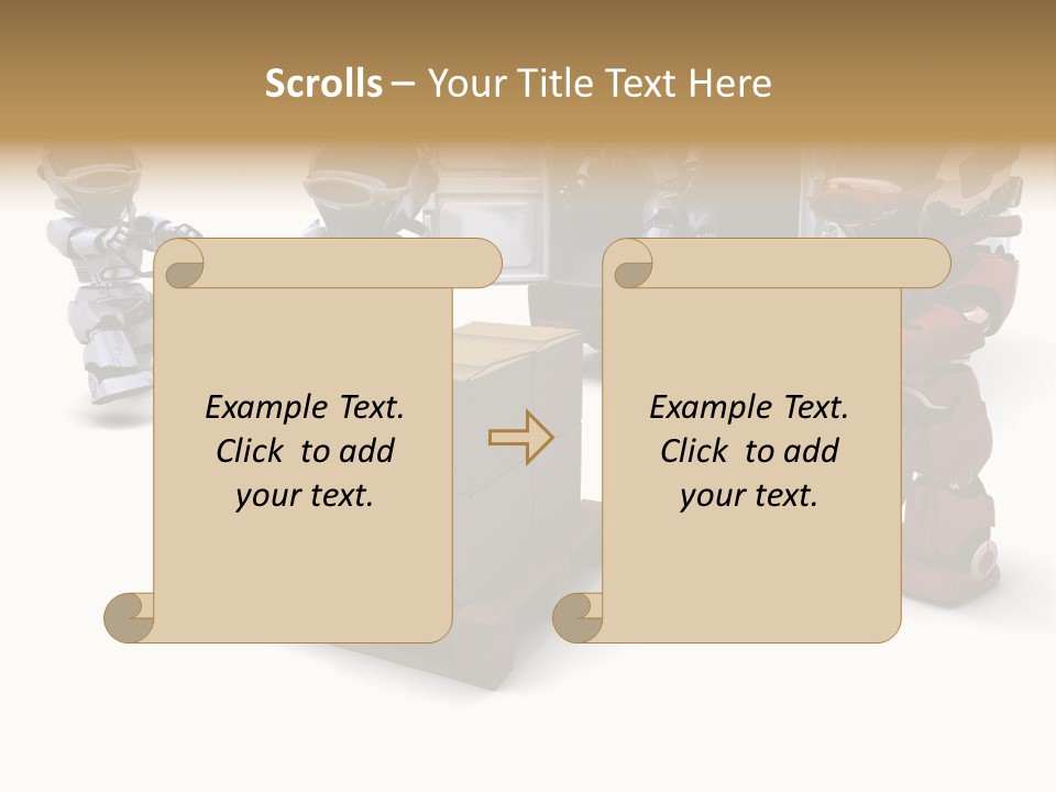 Logistics Technology Truck PowerPoint Template