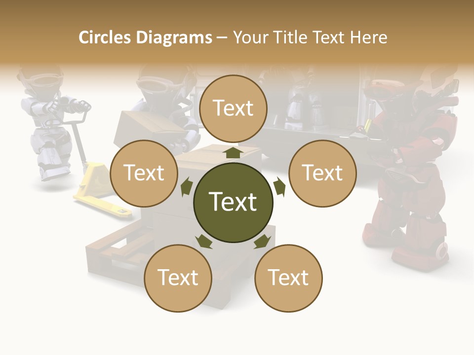 Logistics Technology Truck PowerPoint Template