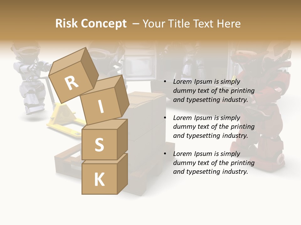 Logistics Technology Truck PowerPoint Template