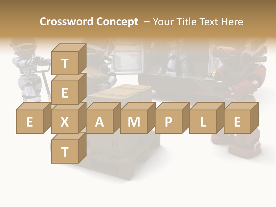 Logistics Technology Truck PowerPoint Template