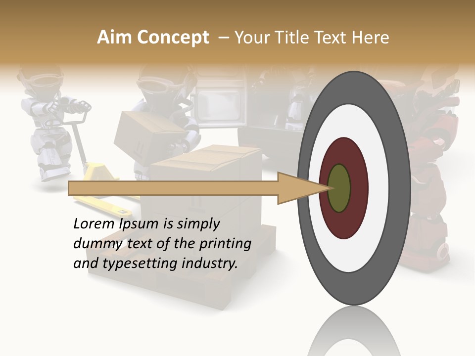 Logistics Technology Truck PowerPoint Template