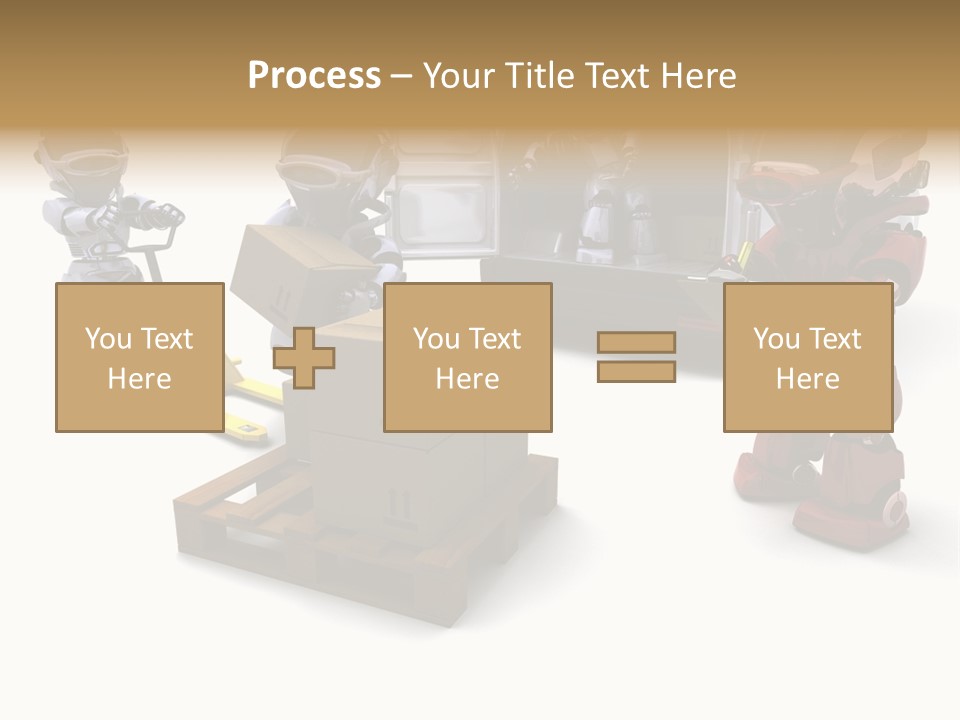 Logistics Technology Truck PowerPoint Template