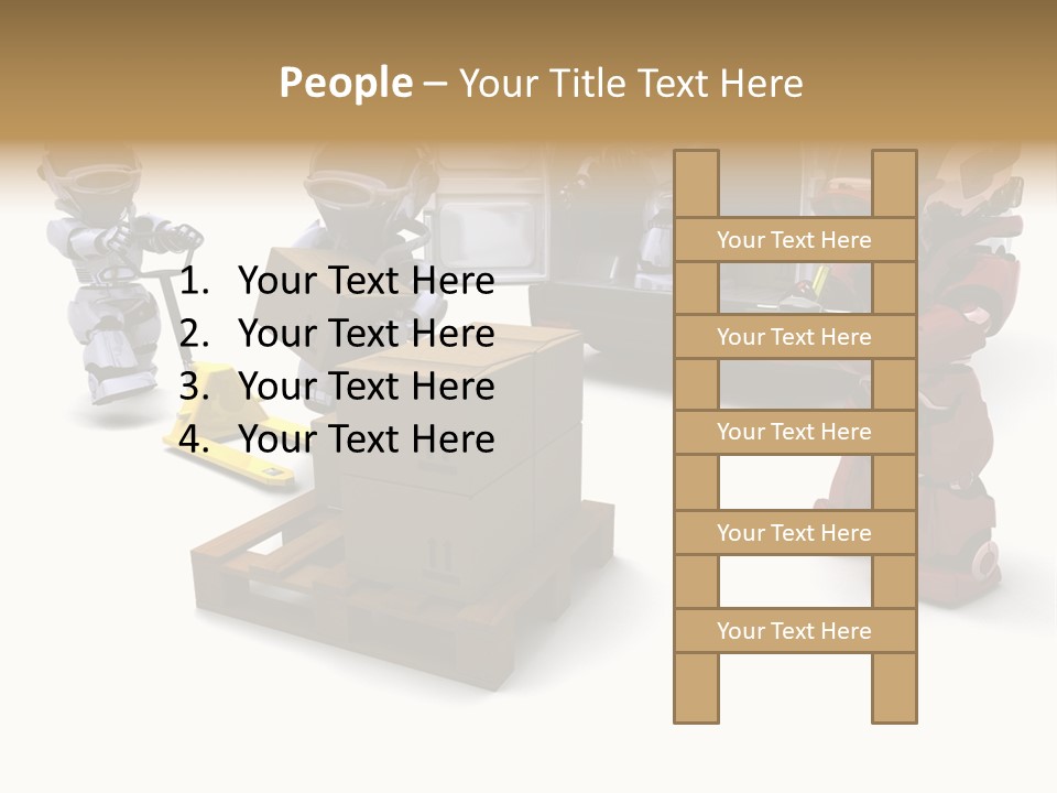 Logistics Technology Truck PowerPoint Template