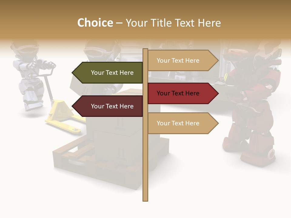 Logistics Technology Truck PowerPoint Template
