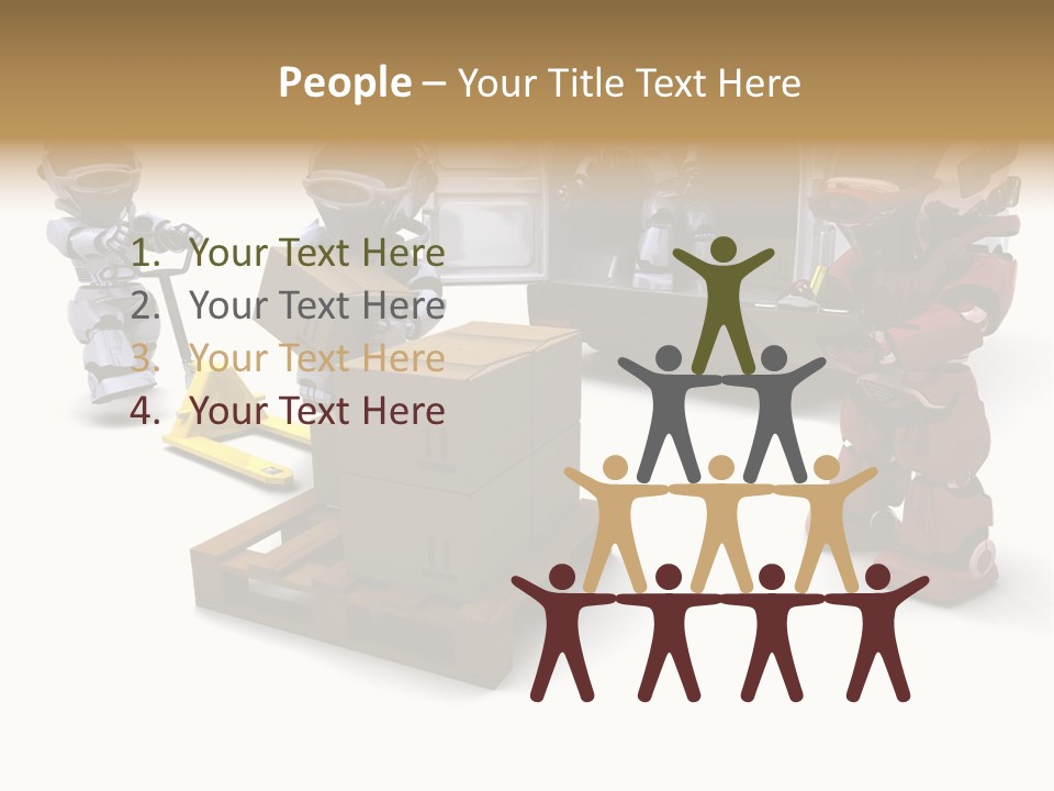 Logistics Technology Truck PowerPoint Template