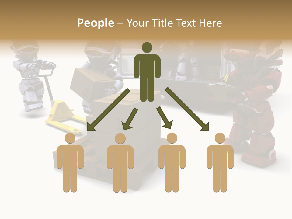 Logistics Technology Truck PowerPoint Template