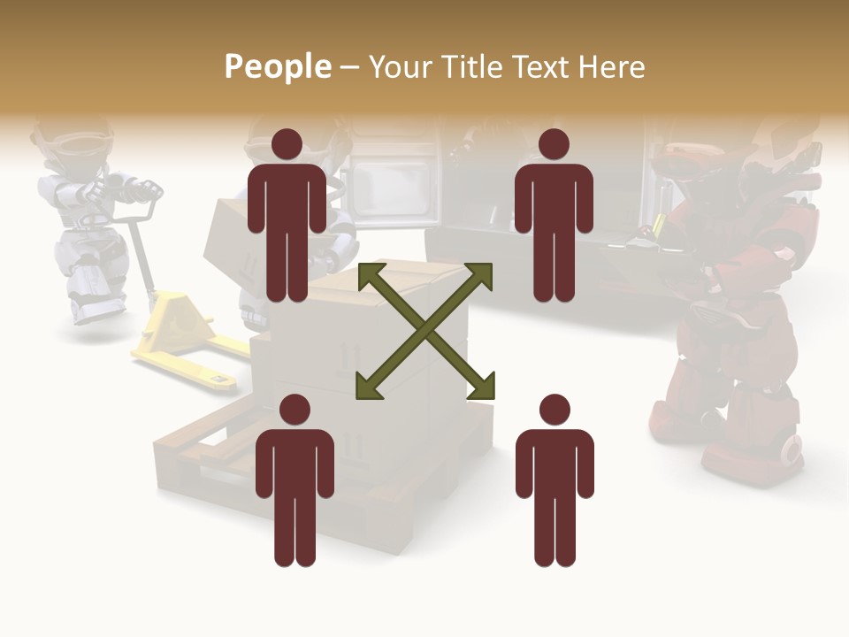 Logistics Technology Truck PowerPoint Template