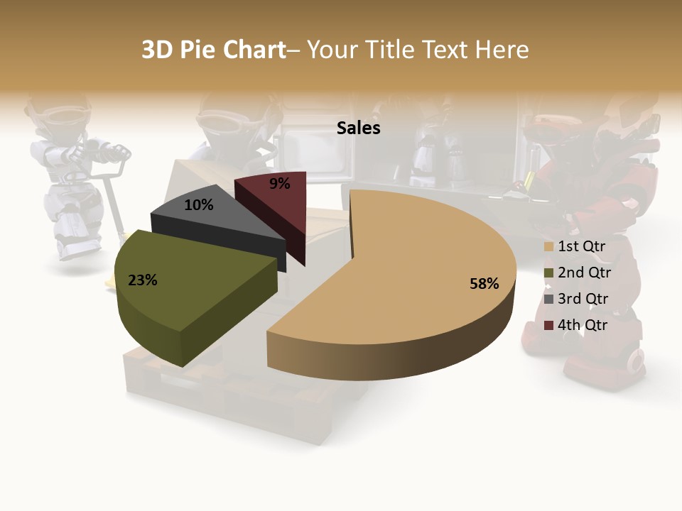 Logistics Technology Truck PowerPoint Template