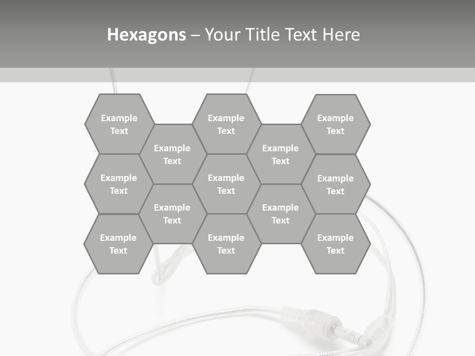 White Enjoyment Accessory PowerPoint Template