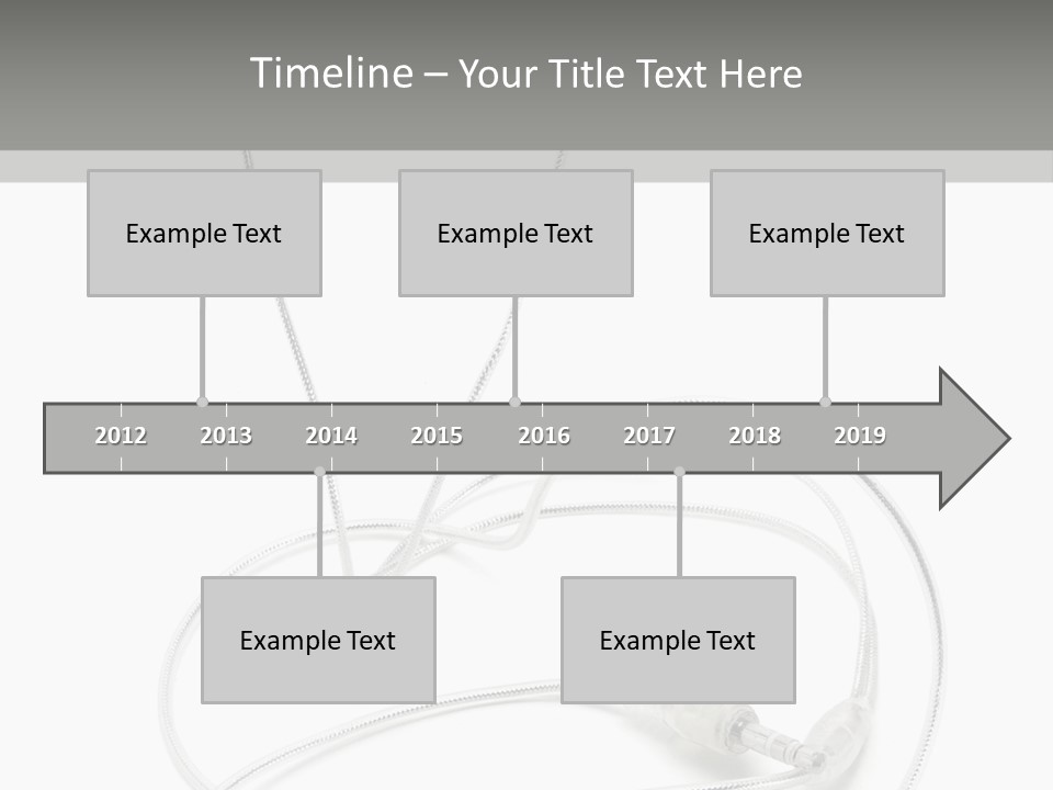White Enjoyment Accessory PowerPoint Template