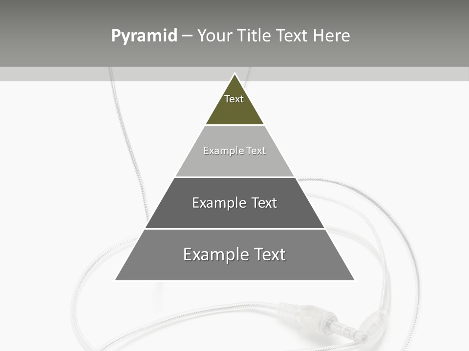 White Enjoyment Accessory PowerPoint Template