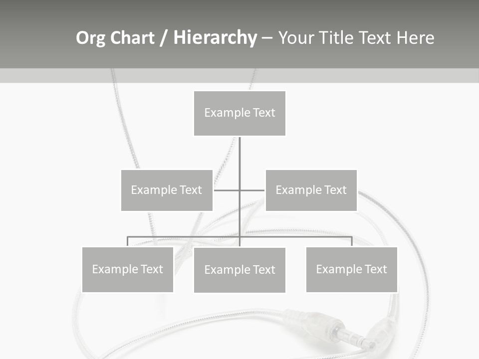 White Enjoyment Accessory PowerPoint Template