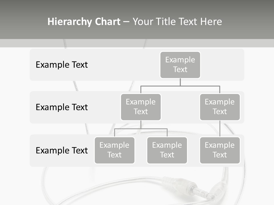 White Enjoyment Accessory PowerPoint Template