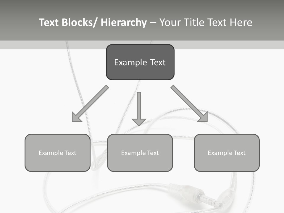 White Enjoyment Accessory PowerPoint Template