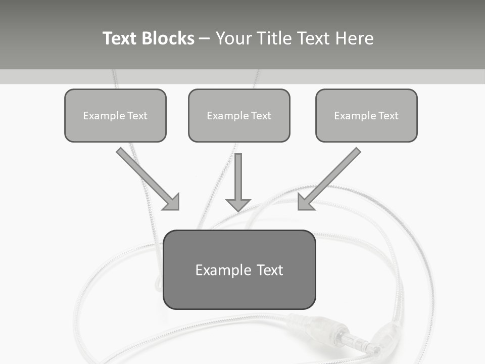 White Enjoyment Accessory PowerPoint Template