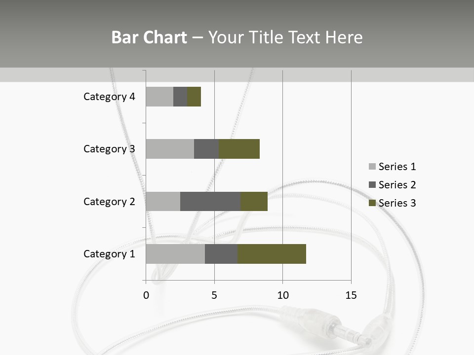 White Enjoyment Accessory PowerPoint Template