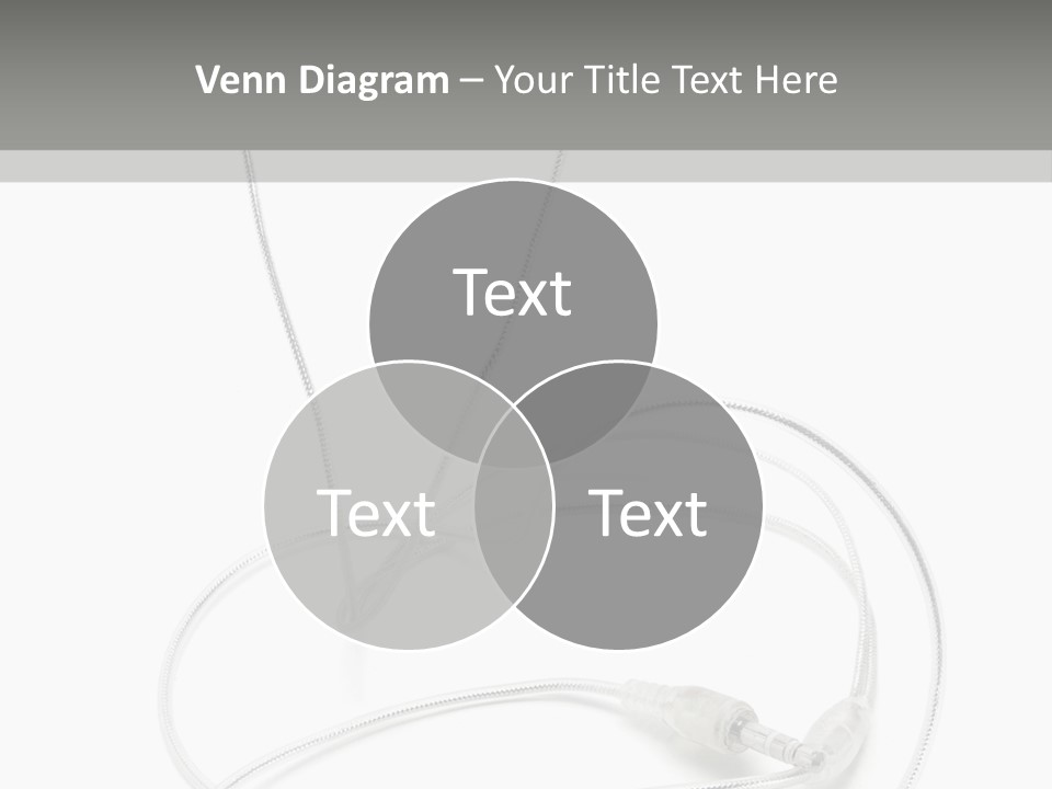 White Enjoyment Accessory PowerPoint Template