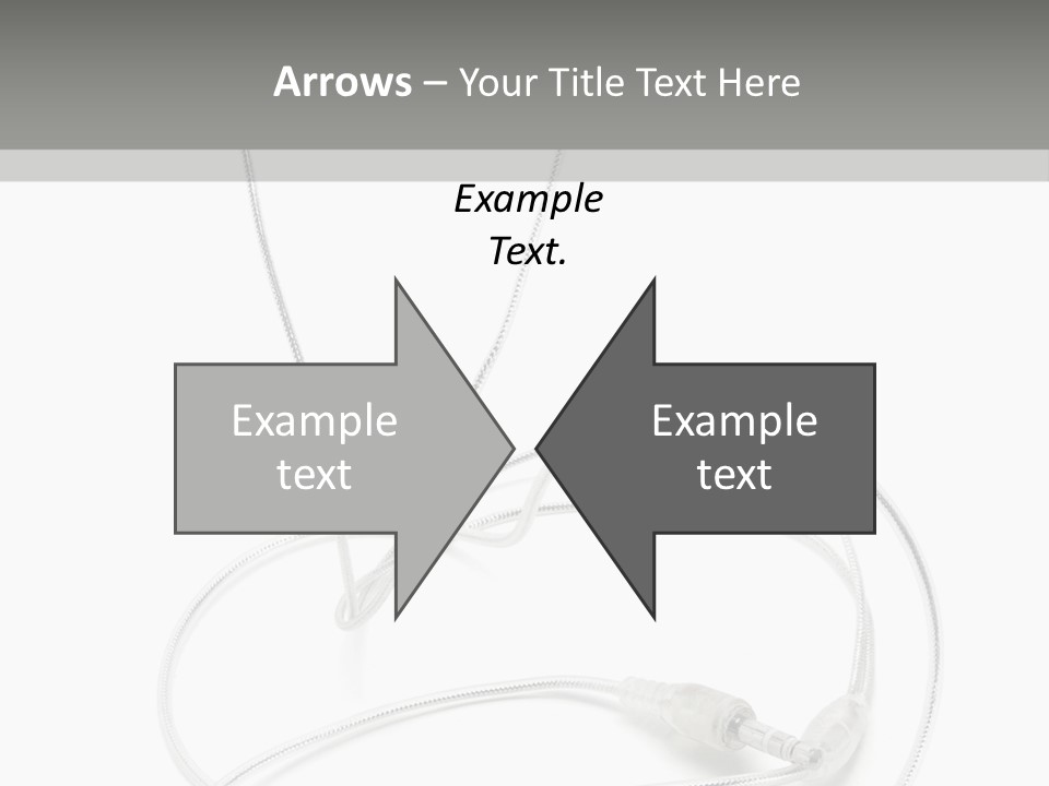 White Enjoyment Accessory PowerPoint Template