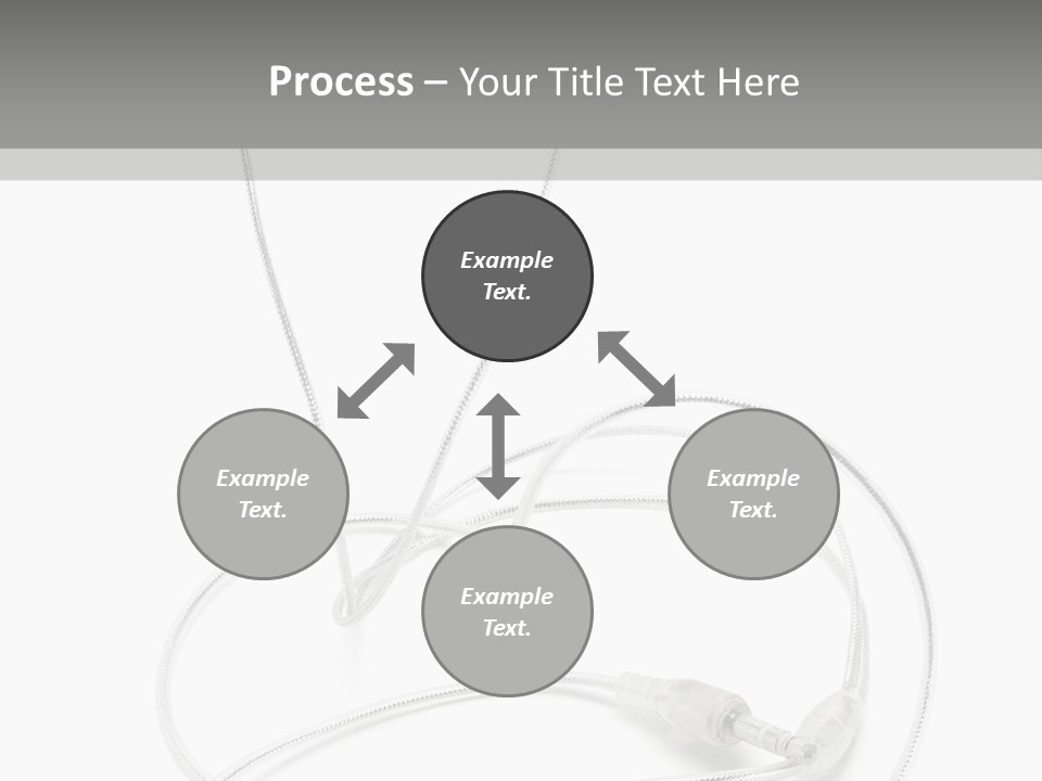White Enjoyment Accessory PowerPoint Template