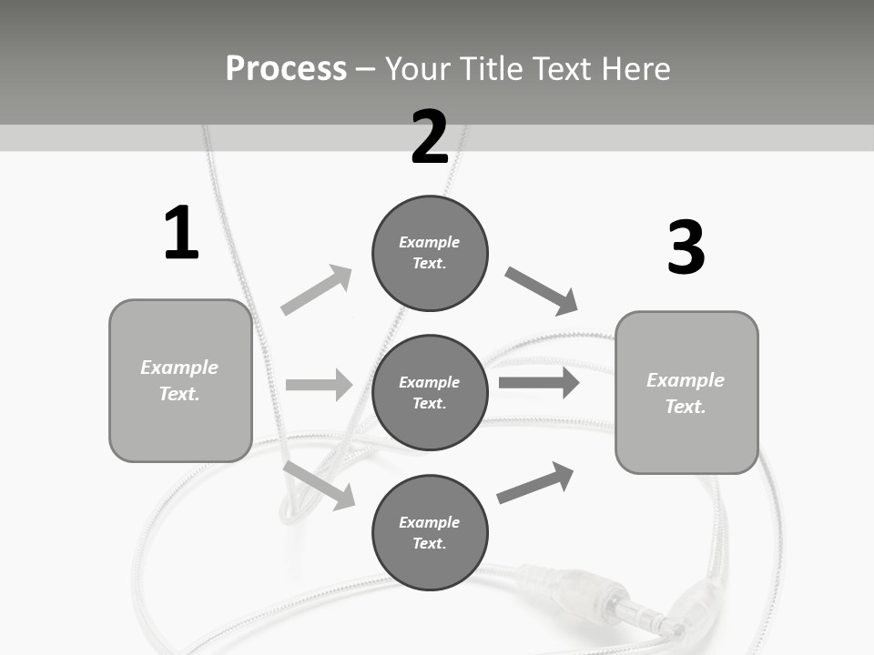 White Enjoyment Accessory PowerPoint Template