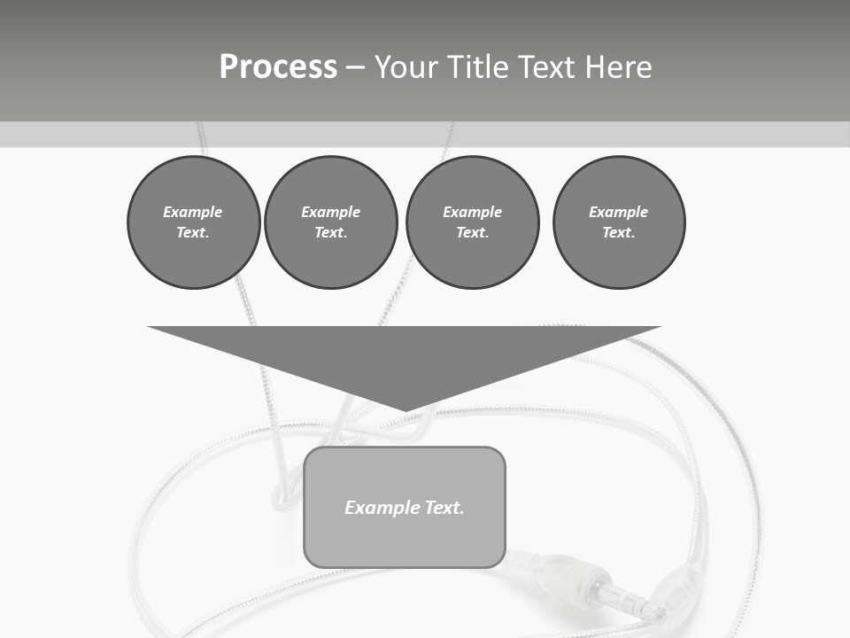 White Enjoyment Accessory PowerPoint Template