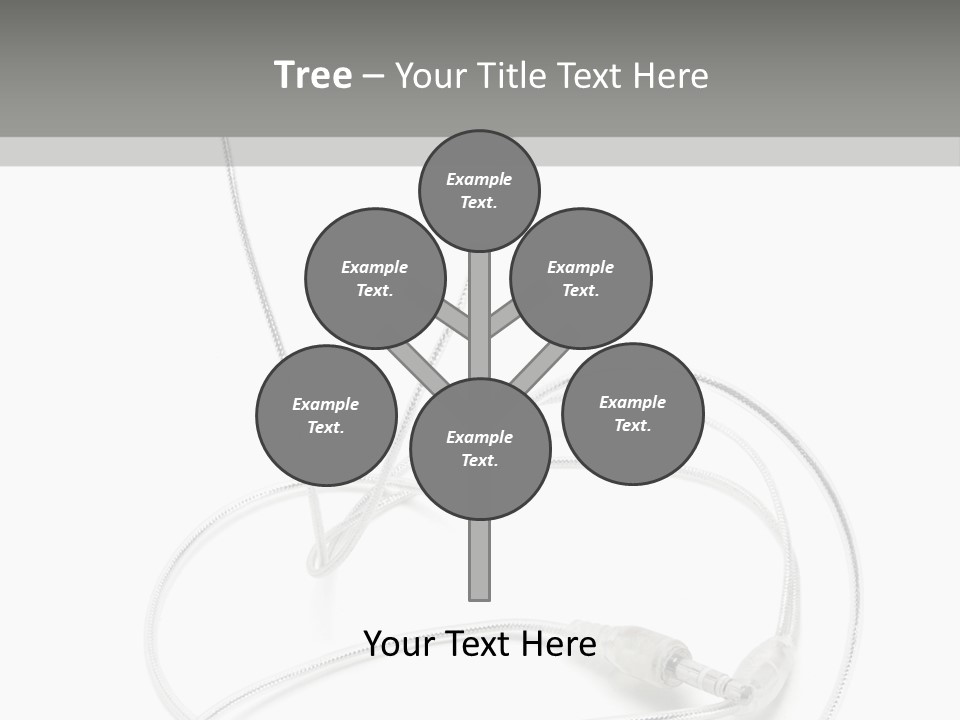 White Enjoyment Accessory PowerPoint Template